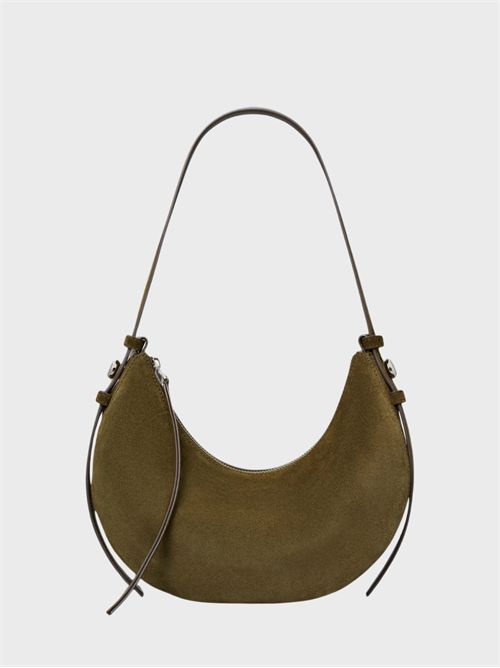 Borsa Romy a mezzaluna in suede TORY BURCH | 182886325